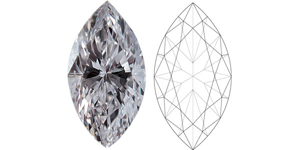 Diamond Shape - Marquise