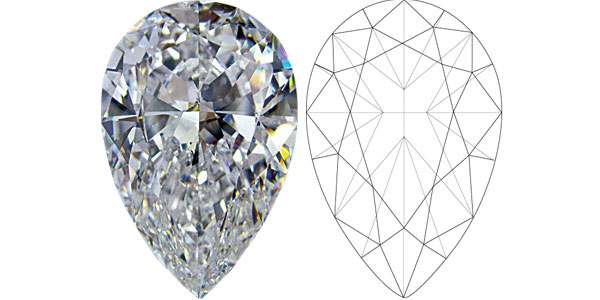 Diamond Shape - Pear