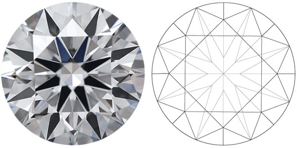 Diamond Shape - Round